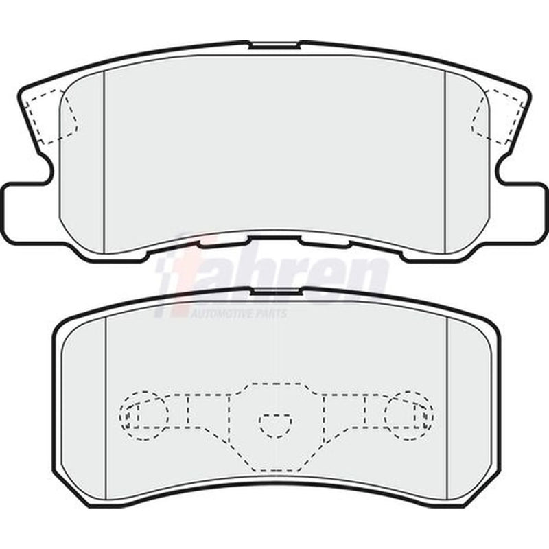 Fahren Rear Brake Pad Set FBP3181