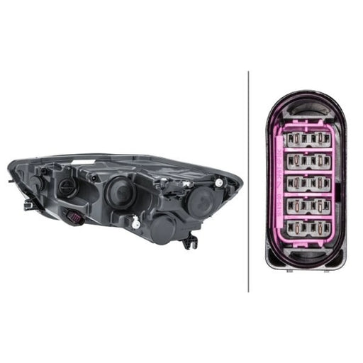 Hella Headlight Headlamp H15 Right 1EJ 011 149-021