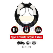 NAPA Electric Vehicle Charging Cable Male/Female NEC102