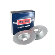 Borg & Beck 2 x Rear Brake Discs BBD5513