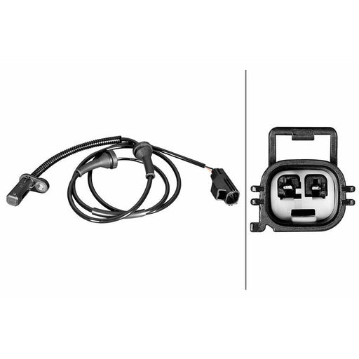 Hella ABS Wheel Speed Sensor Front Right 6PU 358 218-421