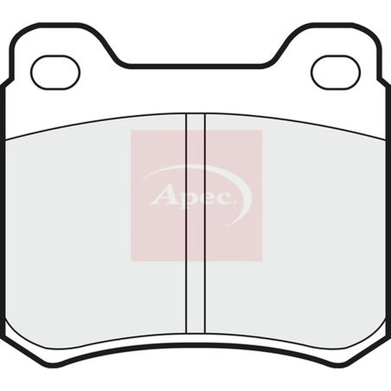 Apec Rear Brake Pad Set PAD405