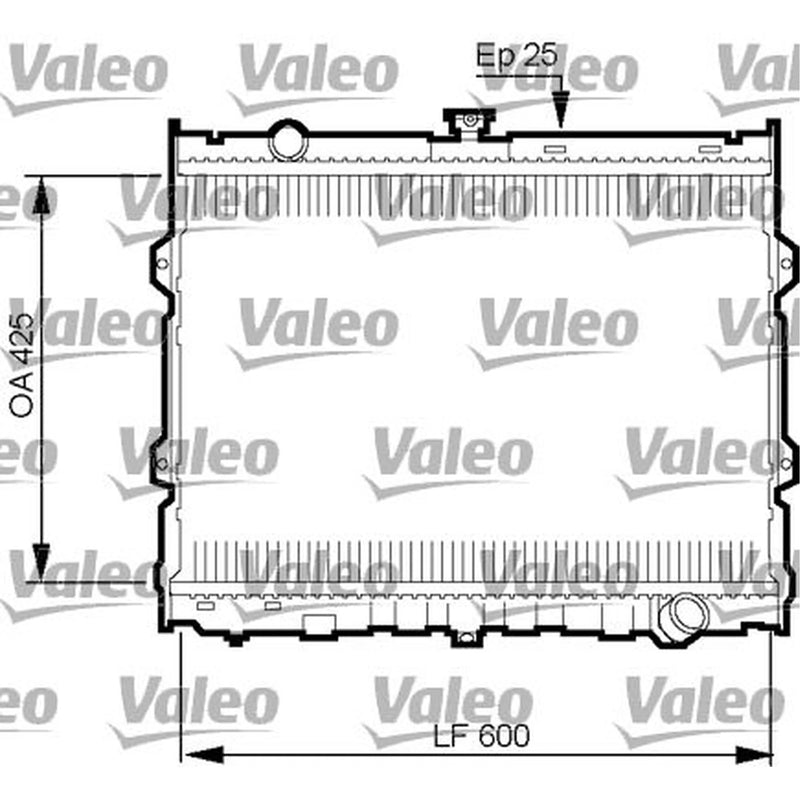 Valeo Engine Radiator 734784