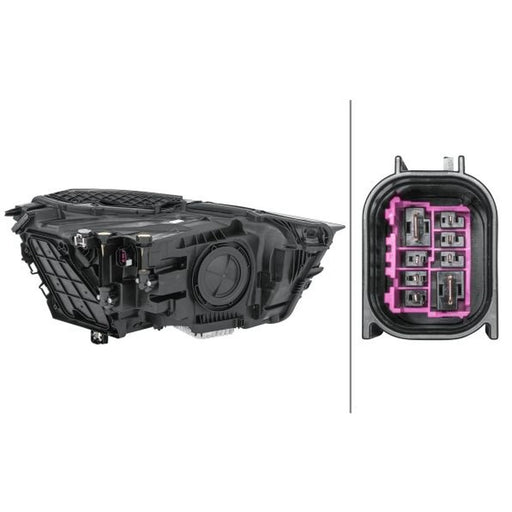 Hella Headlight Headlamp PWY24W Left 1LX 354 870-031