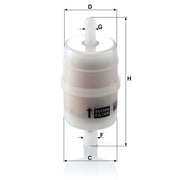 MANN-FILTER Fuel Filter Element WK 32/6
