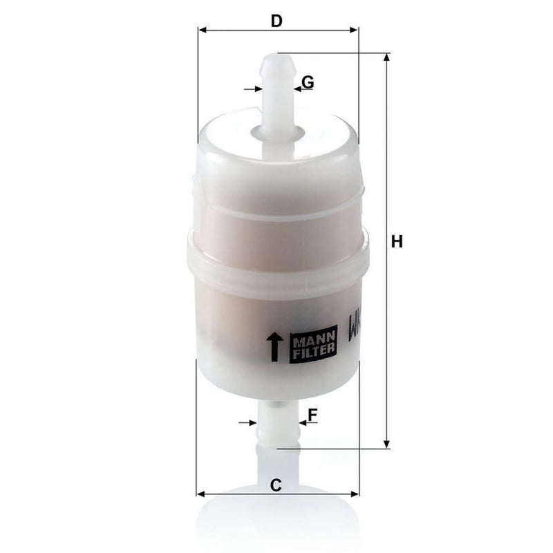 MANN-FILTER Fuel Filter Element WK 32/6