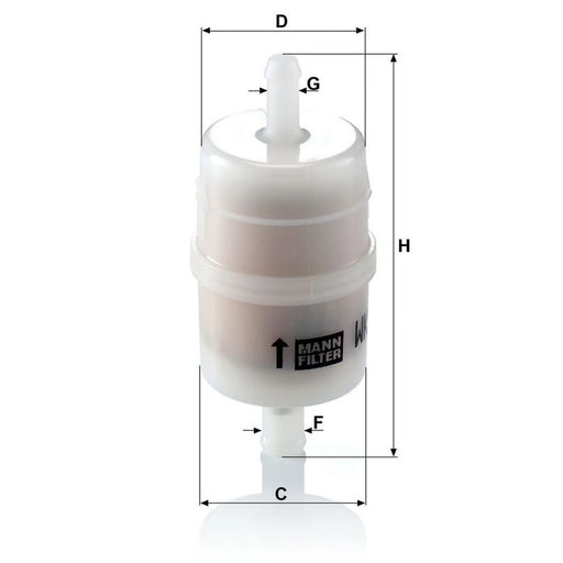 MANN-FILTER Fuel Filter Element WK 32/6