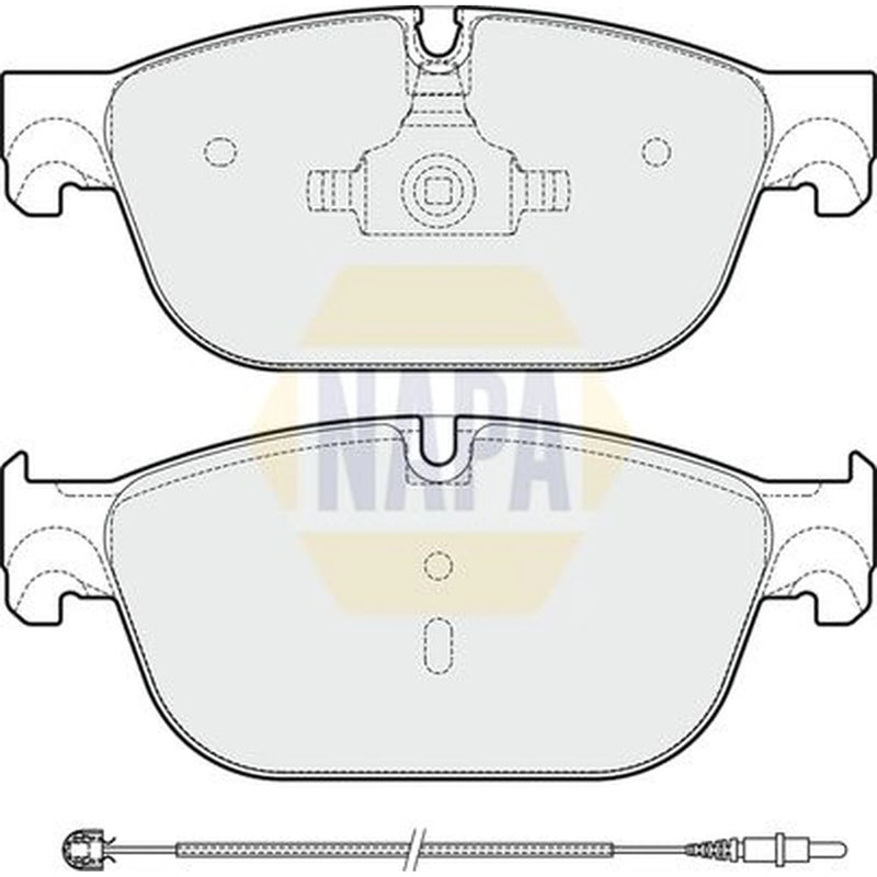 NAPA Front Brake Pad Set NBP1305