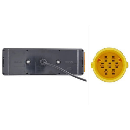 Hella Tail Light / Lamp P21W Left 2VP 340 450-451