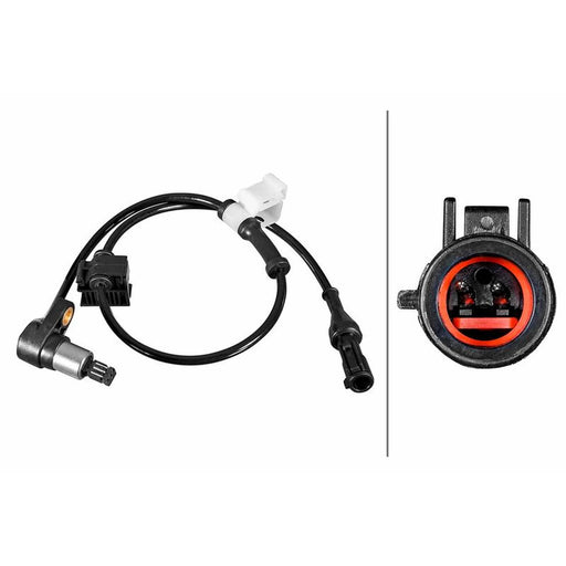 Hella ABS Wheel Speed Sensor Front 6PU 358 217-481