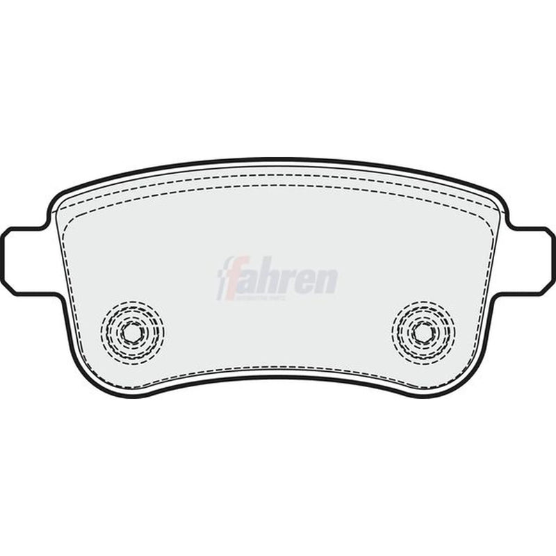 Fahren Rear Brake Pad Set FBP3254