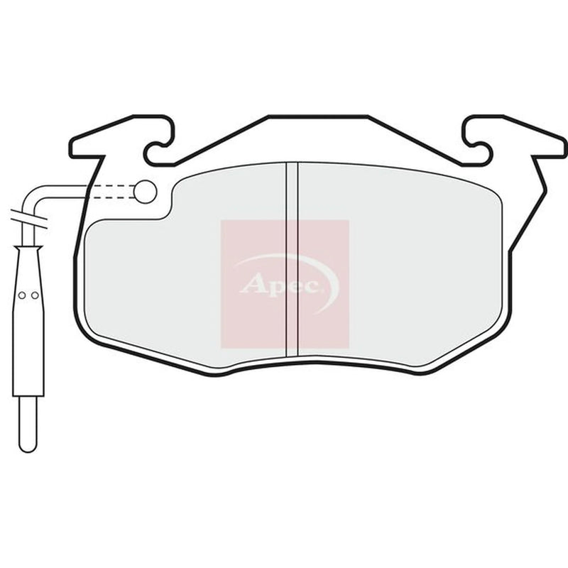 Apec Front Brake Pad Set PAD713