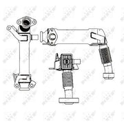 NRF EGR Cooler (Exhaust Gas Recirculation) 48001