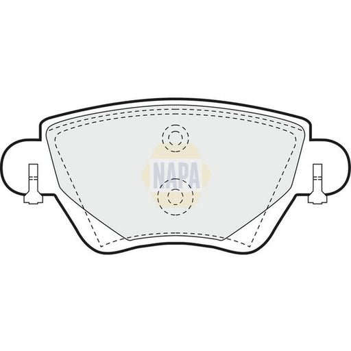 NAPA Rear Brake Pad Set NBP1185