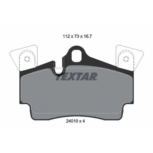 Textar Rear Brake Pad Set 2401001