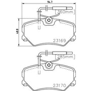 Mintex Front Brake Pad Set MDB1869