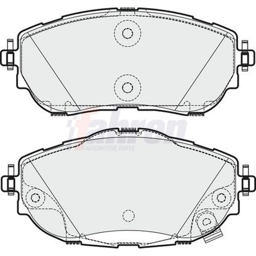 Fahren Front Brake Pad Set fits Toyota Auris 2012-2018 1.2 1.3 1.4 1.6 1.8