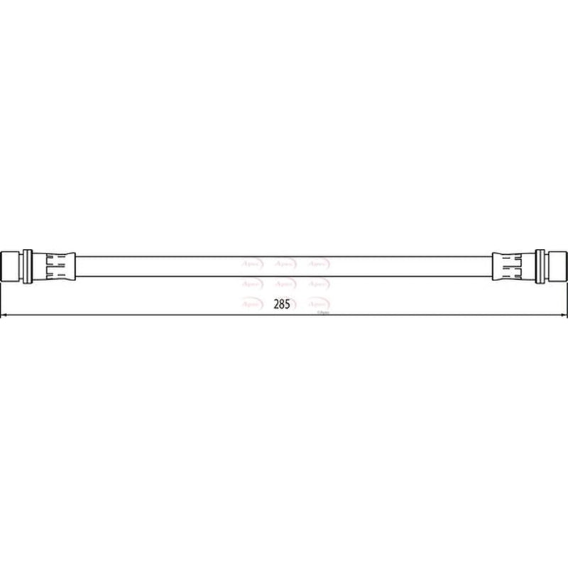 Apec Brake Hydraulic Hose Line inner HOS4091