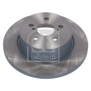 Febi 2 x Solid Rear Brake Discs 184658-x2