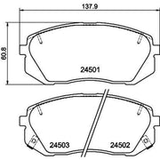 Mintex Front Brake Pad Set MDB2865