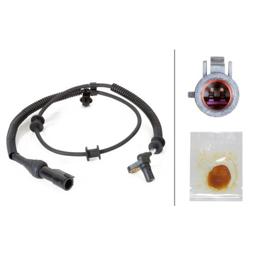 Hella ABS Wheel Speed Sensor Front 6PU 230 040-531