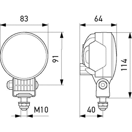Hella Worklight High 1G0 996 776-001