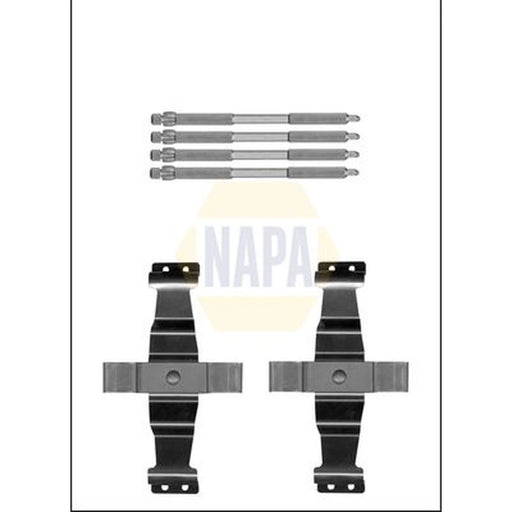 NAPA Brake Pad Accessory Fitting Kit Front NFK1222