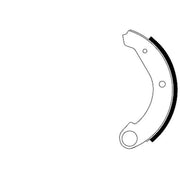 Mintex Brake Shoe Set Axle Kit MSK011