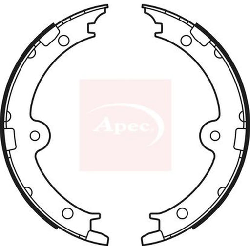 Apec Parking Brake Shoe Set SHU755