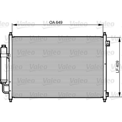 Valeo Air Conditioning Condenser 814231