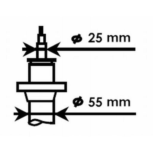 KYB Shock Absorber Damper Strut Front 335808