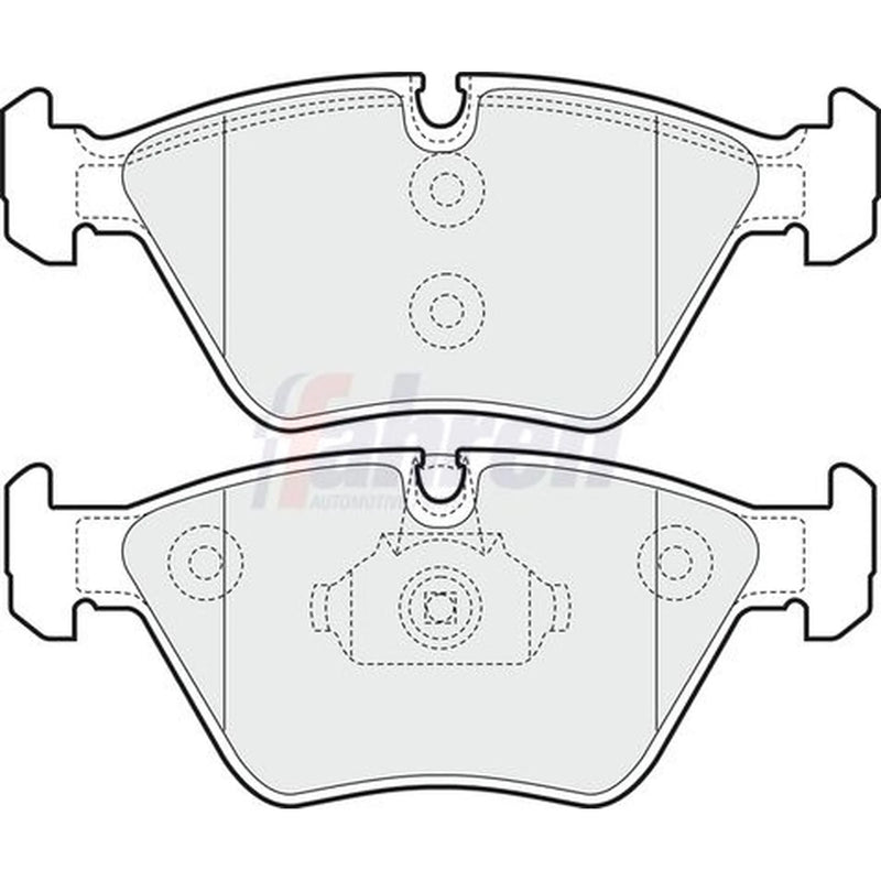 Fahren Front Brake Pad Set fits BMW 3 1994-1995 3.0