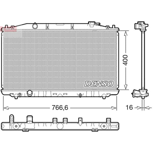 Denso Engine Radiator DRM40051