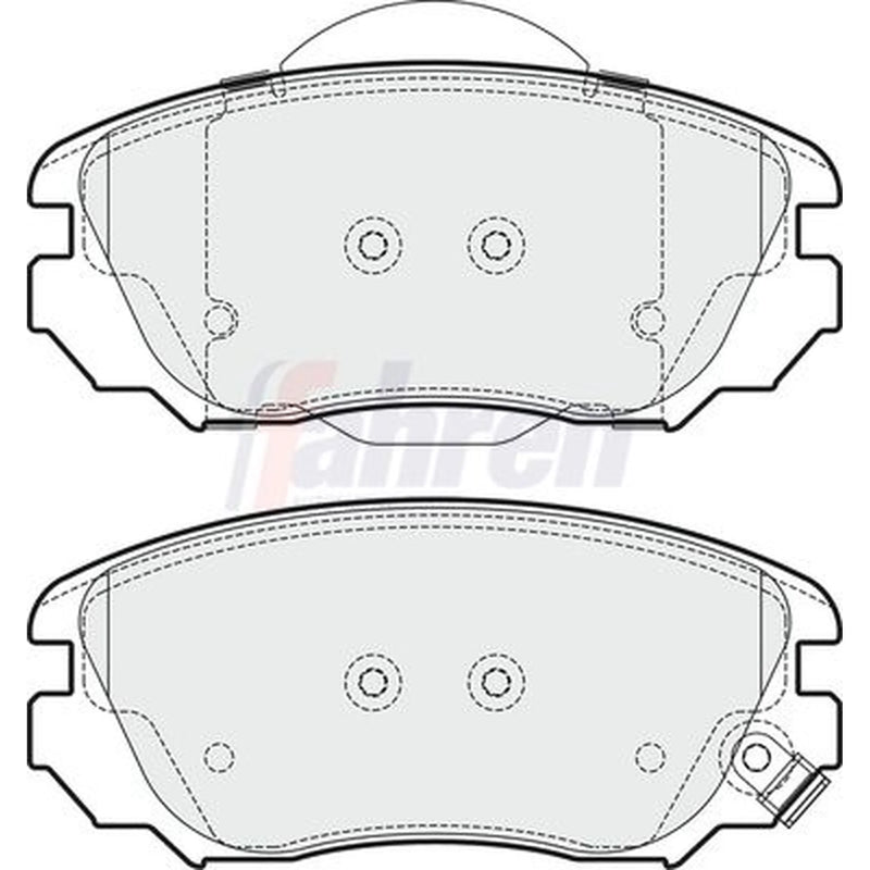 Fahren Front Brake Pad Set fits Opel Insignia A 2008-2017 1.4 1.6 1.8 2.0