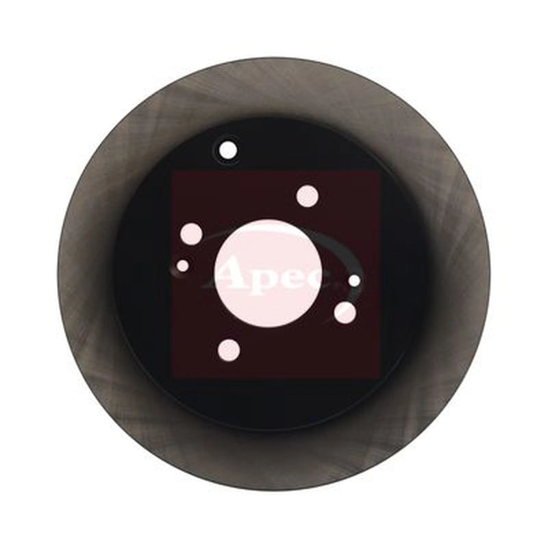 Apec 2 x Solid Rear Brake Discs DSK2497-x2