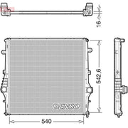 Denso Engine Radiator fits Alfa Romeo Giulia 2015 on 2.2