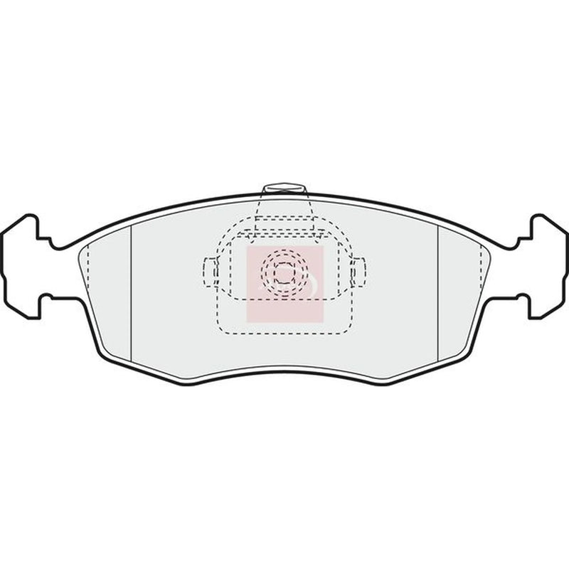 Apec Front Brake Pad Set PAD1112