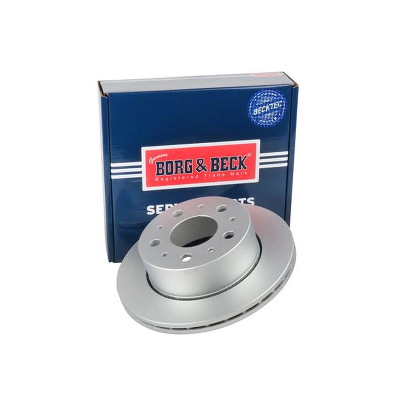 Borg & Beck 2 x Vented Rear Brake Discs BBD6156S-x2