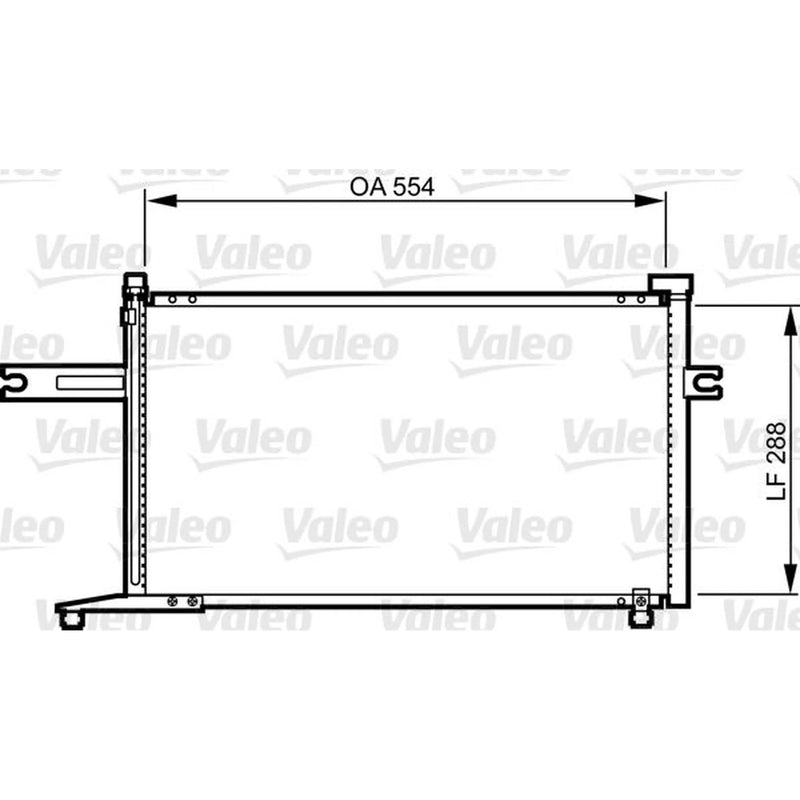 Valeo Air Conditioning Condenser 814300