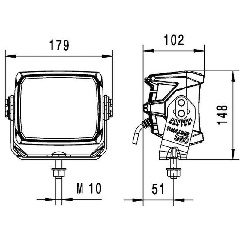 Hella Headlamp Es F 0GR Hd MD24 Lt-Dt RL3 1FA Right 1FA 996 197-181 1FA 996