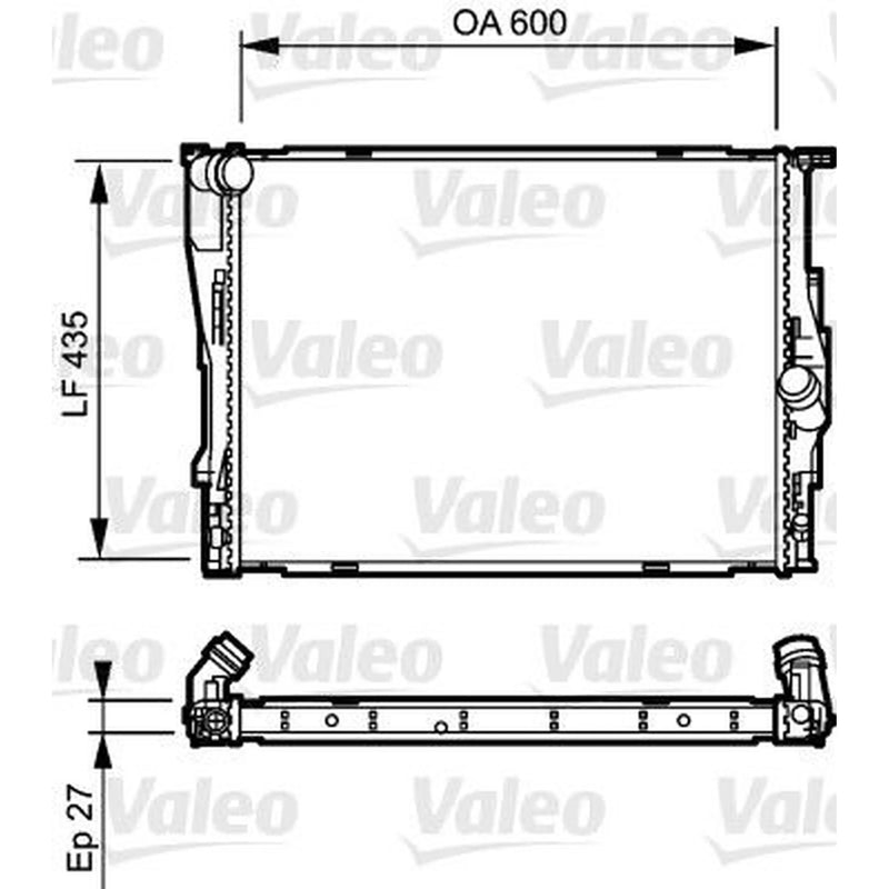 Valeo Engine Radiator 735194