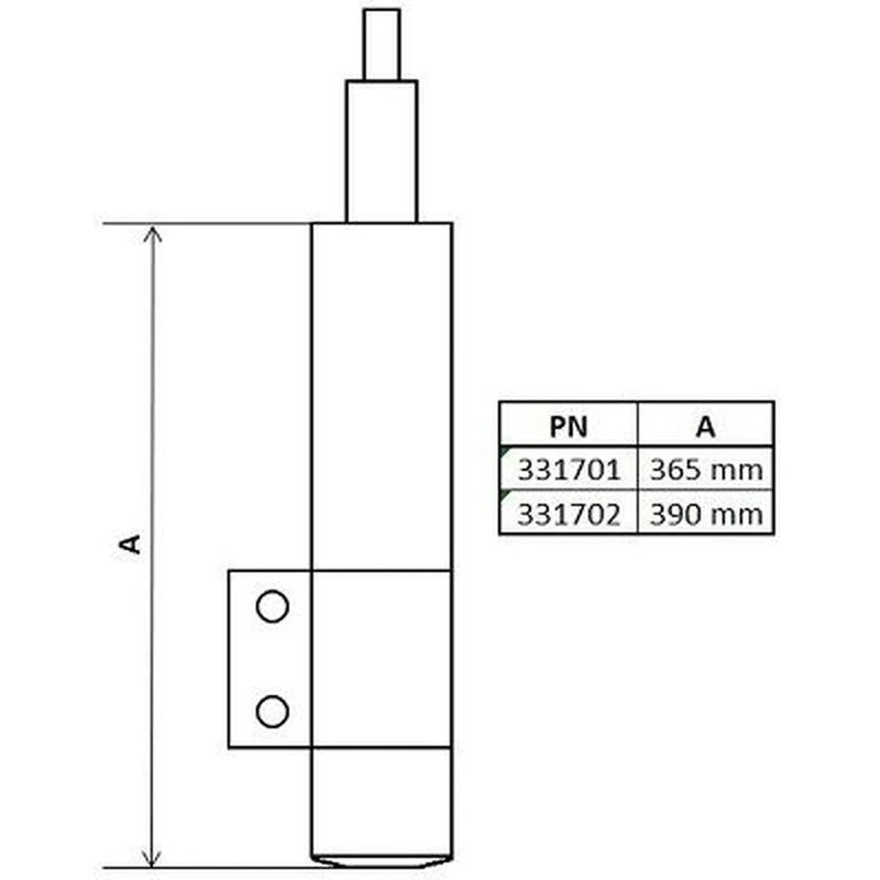 KYB Shock Absorber Damper Strut Front 331701