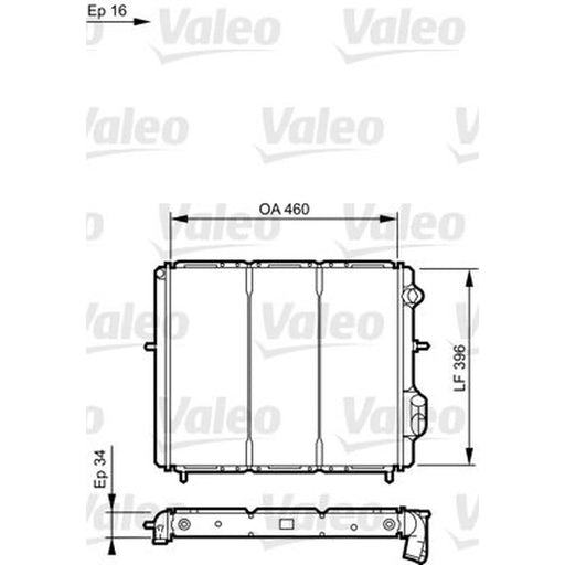 Valeo Engine Radiator 730183