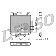 Denso Engine Radiator fits Aixam 500 1997-2004 0.5