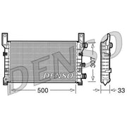 Denso Engine Radiator fits Ford Courier Box Body/Mpv 1991-1996 1.3