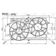 NRF Engine Cooling Fan 47033