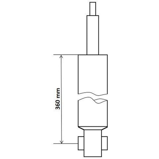 KYB Shock Absorber Damper Strut Rear 3440038
