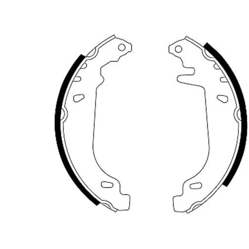 Textar Brake Shoe Set Axle Kit 91045200