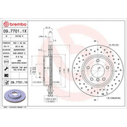 Brembo 2 x Perforated/Vented Front Brake Discs 09.7701.1X-x2