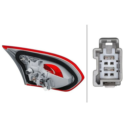 Hella Tail Light / Lamp W16W Right 2NR 354 828-021